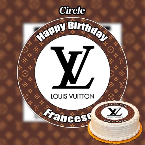 edible louis vuitton cake decorations|Louis Vuitton cake toppers.